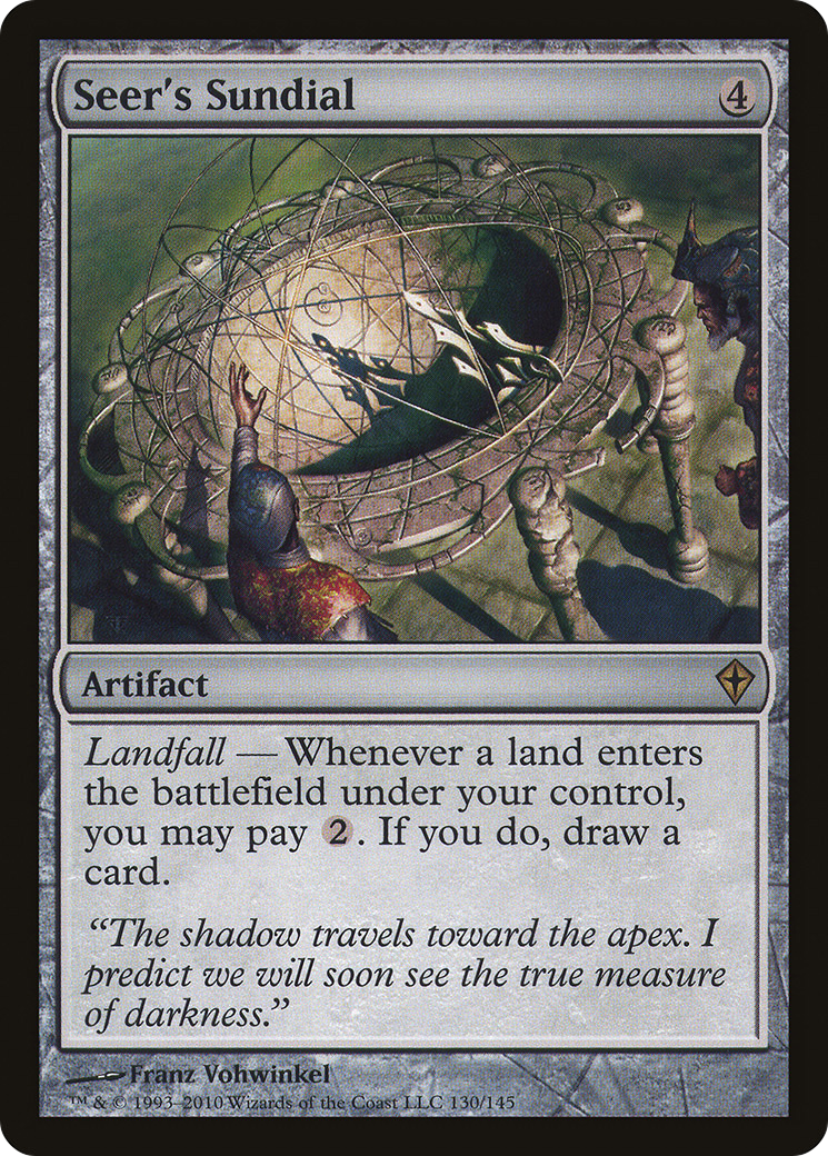 Seer's Sundial (WWK-130) - Worldwake Foil - Premium MTG Single from Wizards of the Coast - Just $2.80! Shop now at Game Crave Tournament Store