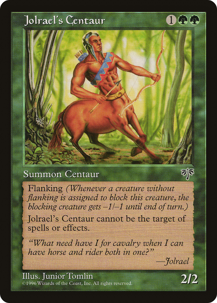 Jolrael's Centaur (MIR-222) - Mirage - Premium MTG Single from Wizards of the Coast - Just $0.08! Shop now at Game Crave Tournament Store