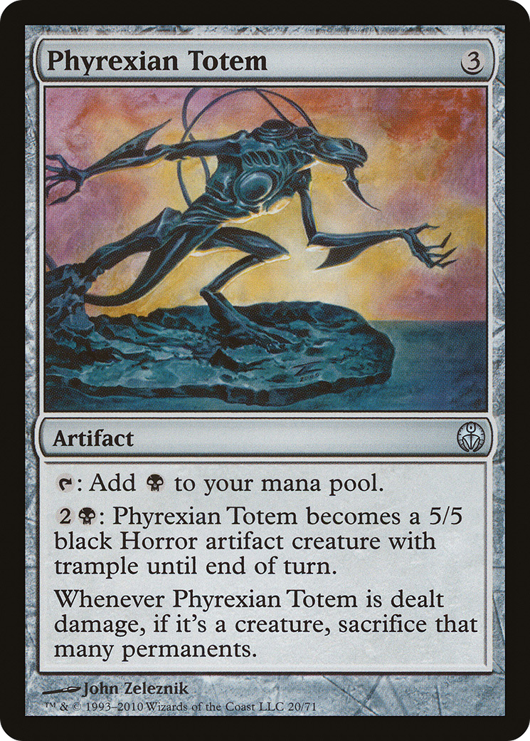 Phyrexian Totem (DDE-020) - Duel Decks: Phyrexia vs. the Coalition - Premium MTG Single from Wizards of the Coast - Just $0.08! Shop now at Game Crave Tournament Store