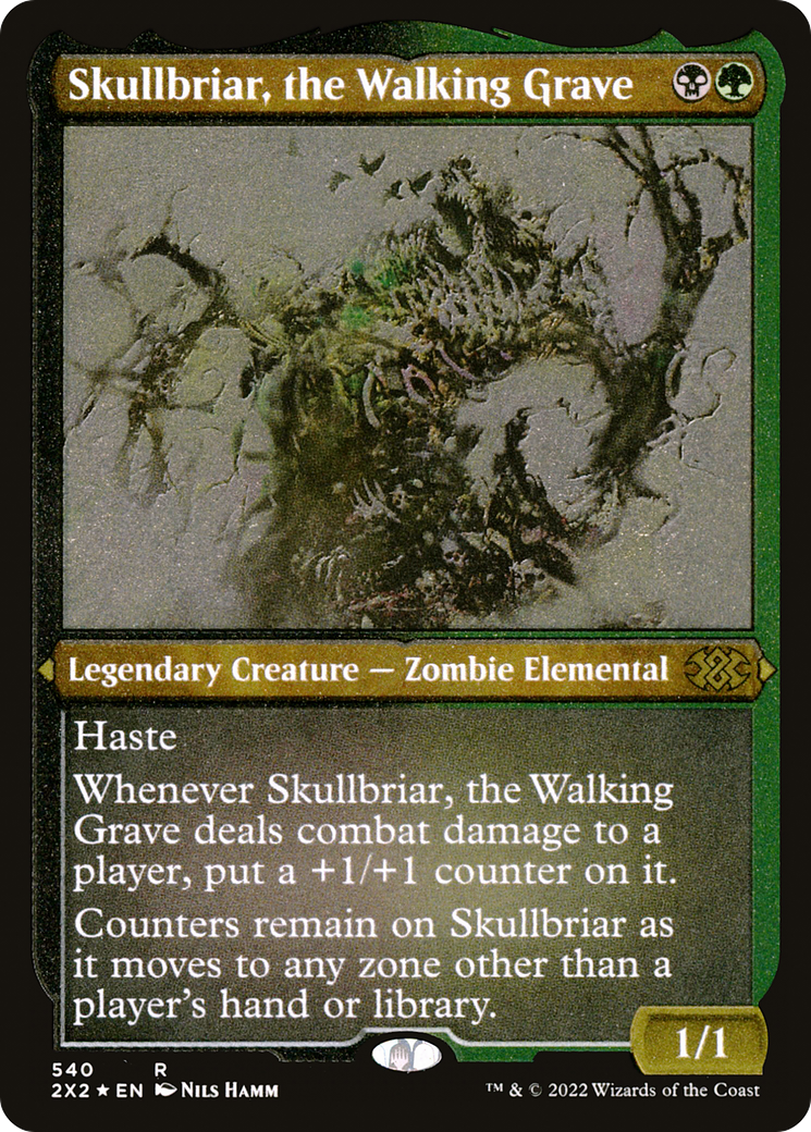Skullbriar, the Walking Grave (2X2-540) - Double Masters 2022 Etched Foil - Premium MTG Single from Wizards of the Coast - Just $2.66! Shop now at Game Crave Tournament Store