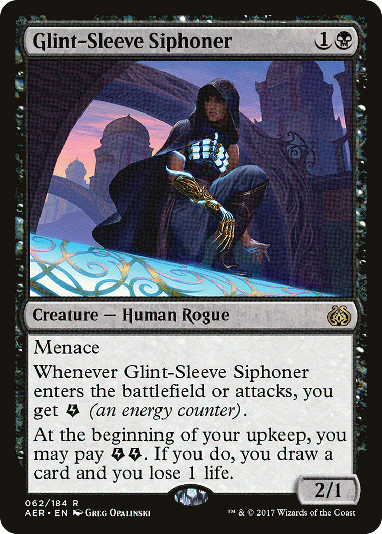Glint-Sleeve Siphoner (AER-062) - Aether Revolt - Premium MTG Single from Wizards of the Coast - Just $0.25! Shop now at Game Crave Tournament Store