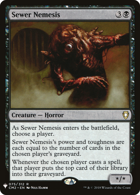 Sewer Nemesis (MB1-767) - Mystery Booster - Premium MTG Single from Wizards of the Coast - Just $0.16! Shop now at Game Crave Tournament Store