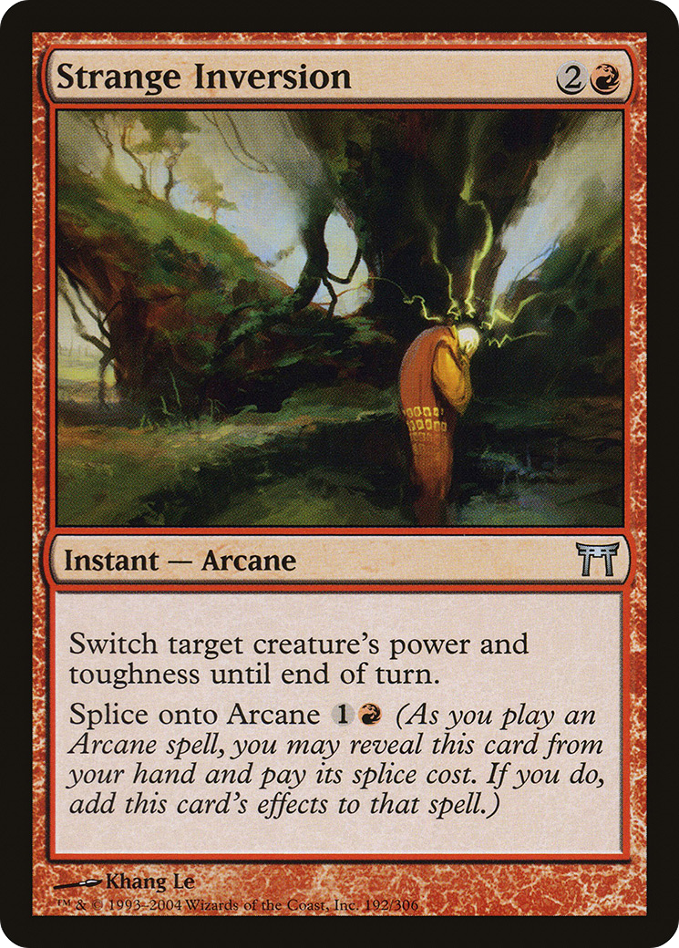 Strange Inversion (CHK-192) - Champions of Kamigawa - Premium MTG Single from Wizards of the Coast - Just $0.08! Shop now at Game Crave Tournament Store