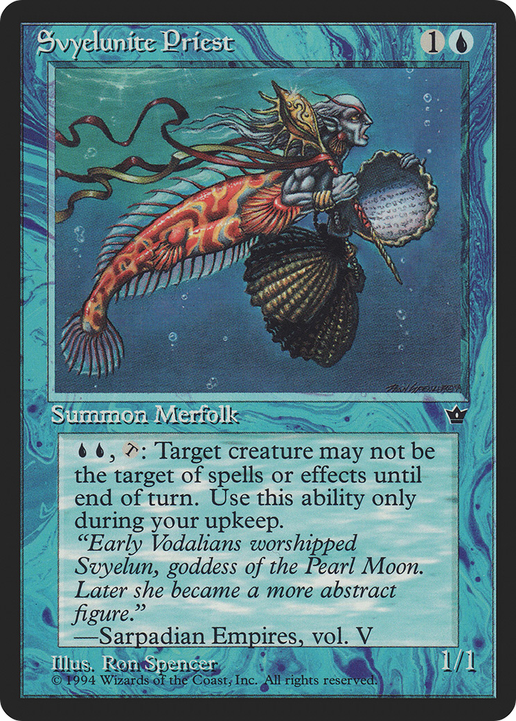 Svyelunite Priest (FEM-026) - Fallen Empires - Premium MTG Single from Wizards of the Coast - Just $0.08! Shop now at Game Crave Tournament Store