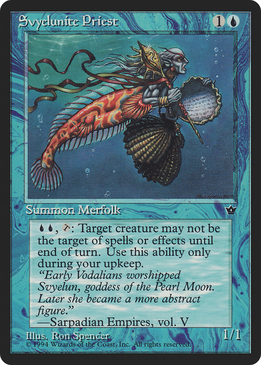 Svyelunite Priest (FEM-026) - Fallen Empires - Premium MTG Single from Wizards of the Coast - Just $0.08! Shop now at Game Crave Tournament Store