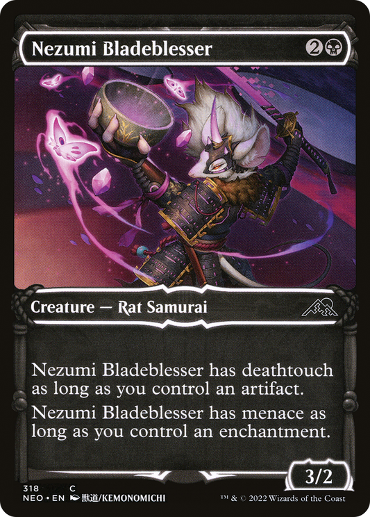 Nezumi Bladeblesser (NEO-318) - Kamigawa: Neon Dynasty: (Showcase) - Premium MTG Single from Wizards of the Coast - Just $0.08! Shop now at Game Crave Tournament Store