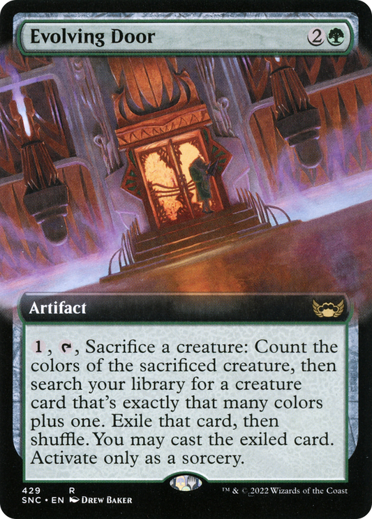 Evolving Door (SNC-429) - Streets of New Capenna: (Extended Art) Foil - Premium MTG Single from Wizards of the Coast - Just $0.08! Shop now at Game Crave Tournament Store