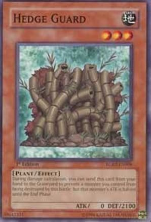 Hedge Guard (RGBT-EN008) - Raging Battle Unlimited - Premium Yugioh Single from Konami - Just $0.25! Shop now at Game Crave Tournament Store