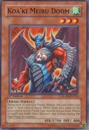 Koa'ki Meiru Doom (RGBT-EN026) - Raging Battle 1st Edition - Premium Yugioh Single from Konami - Just $0.26! Shop now at Game Crave Tournament Store