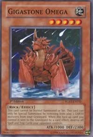 Gigastone Omega (RGBT-EN032) - Raging Battle 1st Edition - Premium Yugioh Single from Konami - Just $0.08! Shop now at Game Crave Tournament Store