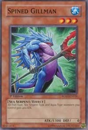Spined Gillman (RGBT-EN034) - Raging Battle Unlimited - Premium Yugioh Single from Konami - Just $0.89! Shop now at Game Crave Tournament Store