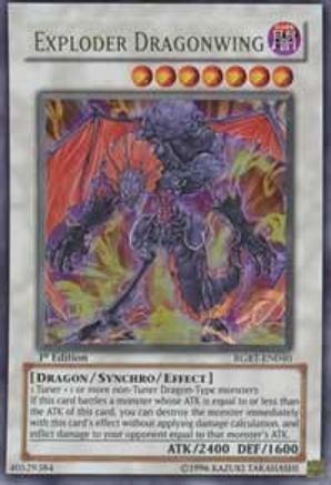 Exploder Dragonwing (RGBT-EN040) - Raging Battle 1st Edition - Premium Yugioh Single from Konami - Just $7.04! Shop now at Game Crave Tournament Store
