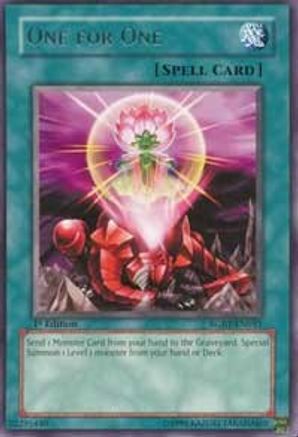 One for One (RGBT-EN045) - Raging Battle Unlimited - Premium Yugioh Single from Konami - Just $0.32! Shop now at Game Crave Tournament Store