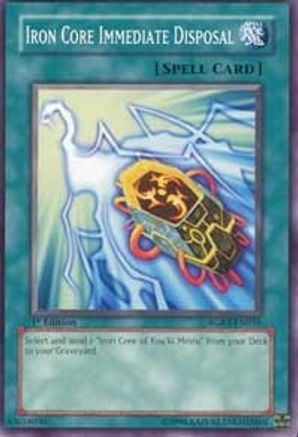 Iron Core Immediate Disposal (RGBT-EN056) - Raging Battle 1st Edition - Premium Yugioh Single from Konami - Just $0.25! Shop now at Game Crave Tournament Store