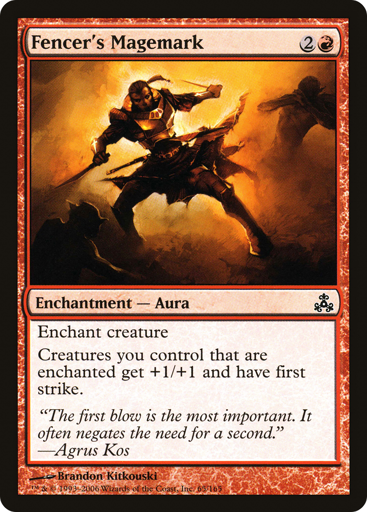 Fencer's Magemark (GPT-065) - Guildpact - Premium MTG Single from Wizards of the Coast - Just $0.25! Shop now at Game Crave Tournament Store