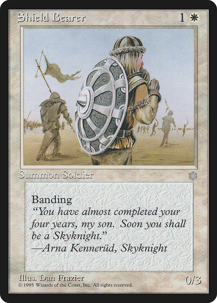 Shield Bearer (ICE-052) - Ice Age - Premium MTG Single from Wizards of the Coast - Just $0.25! Shop now at Game Crave Tournament Store