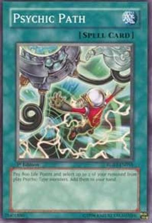 Psychic Path (RGBT-EN058) - Raging Battle Unlimited - Premium Yugioh Single from Konami - Just $0.25! Shop now at Game Crave Tournament Store