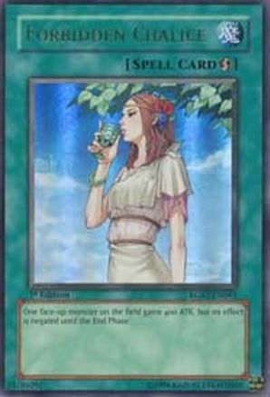 Forbidden Chalice (RGBT-EN061) - Raging Battle 1st Edition - Premium Yugioh Single from Konami - Just $12.33! Shop now at Game Crave Tournament Store
