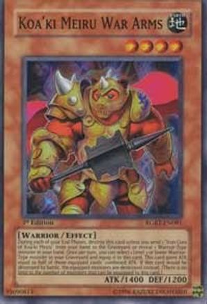 Koa'ki Meiru War Arms (RGBT-EN081) - Raging Battle Unlimited - Premium Yugioh Single from Konami - Just $0.30! Shop now at Game Crave Tournament Store