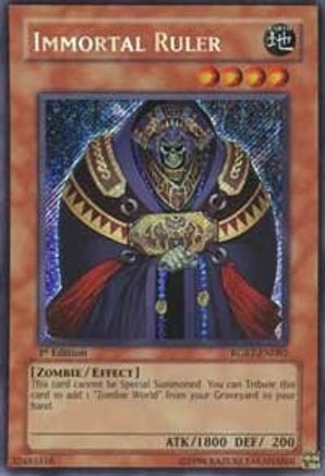 Immortal Ruler (RGBT-EN082) - Raging Battle 1st Edition - Premium Yugioh Single from Konami - Just $10.36! Shop now at Game Crave Tournament Store