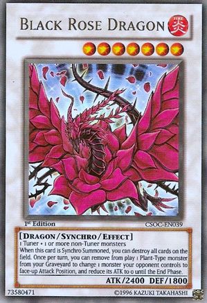 Black Rose Dragon (CSOC-EN039) - Crossroads of Chaos 1st Edition - Premium Yugioh Single from Konami - Just $39.64! Shop now at Game Crave Tournament Store