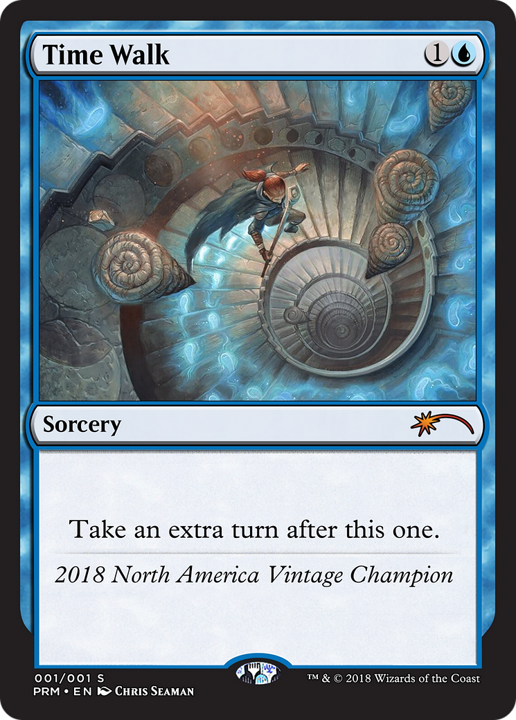 Time Walk (OVNT-2018NA) - Vintage Championship - Premium MTG Single from Wizards of the Coast - Just $0! Shop now at Game Crave Tournament Store