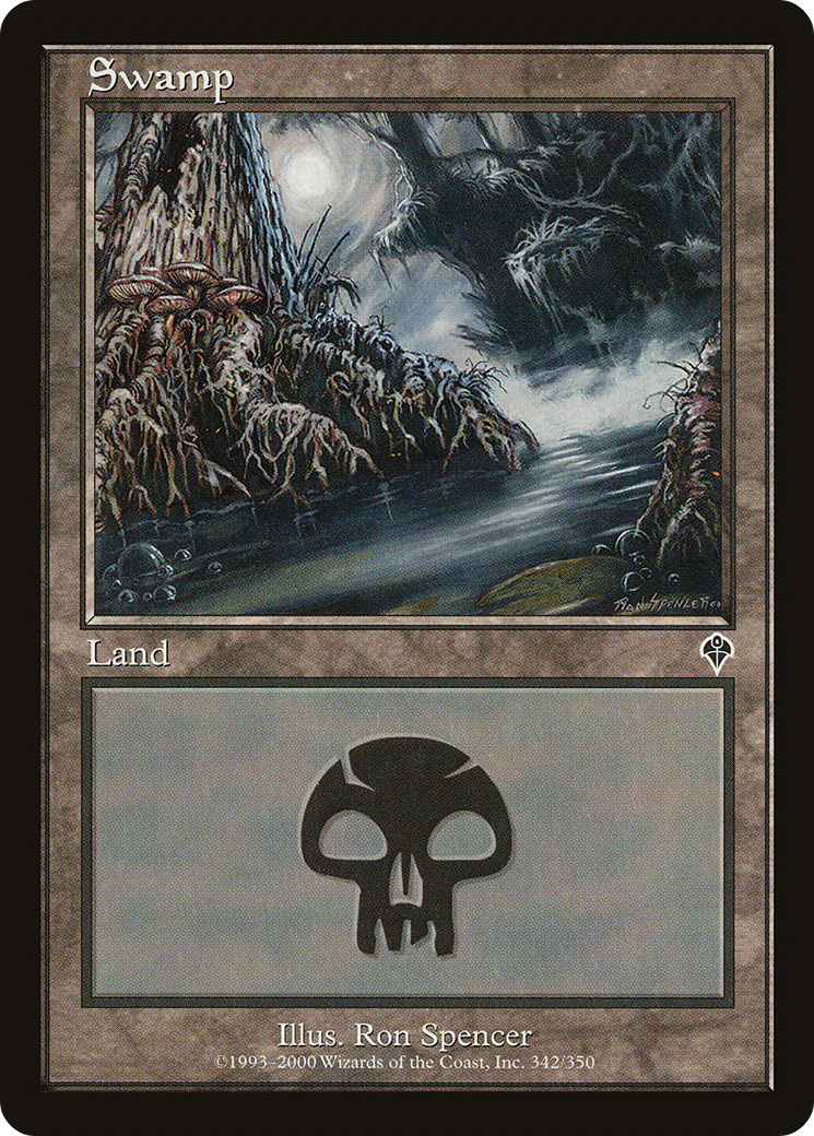 Swamp (INV-342) - Invasion Foil - Premium MTG Single from Wizards of the Coast - Just $1.16! Shop now at Game Crave Tournament Store