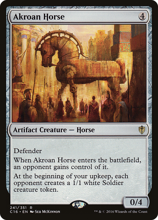 Akroan Horse (C16-241) - Commander 2016 - Premium MTG Single from Wizards of the Coast - Just $0.08! Shop now at Game Crave Tournament Store