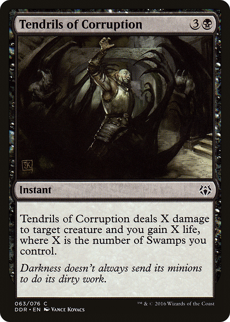 Tendrils of Corruption (DDR-063) - Duel Decks: Nissa vs. Ob Nixilis - Premium MTG Single from Wizards of the Coast - Just $0.09! Shop now at Game Crave Tournament Store