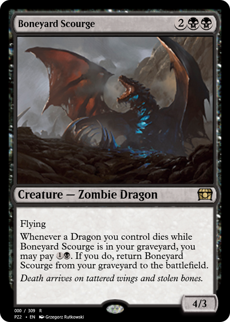 Boneyard Scourge (PZ2-65687) - Treasure Chest Foil - Premium MTG Single from Wizards of the Coast - Just $0! Shop now at Game Crave Tournament Store