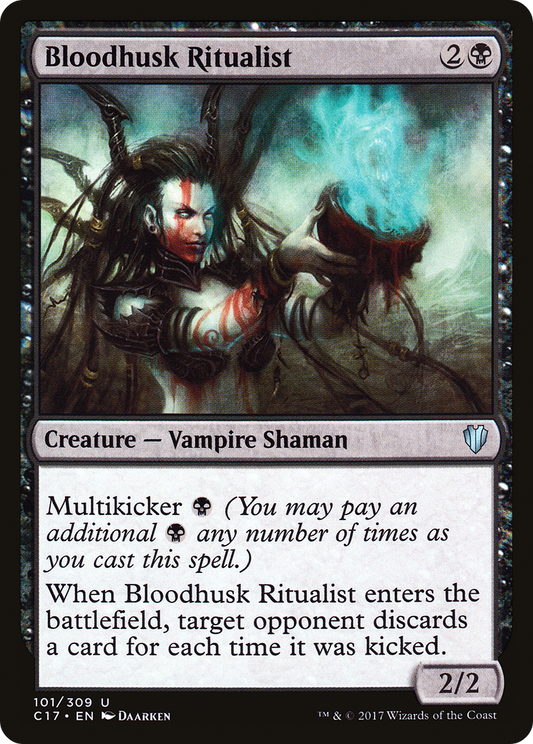 Bloodhusk Ritualist (C17-101) - Commander 2017 - Premium MTG Single from Wizards of the Coast - Just $0.08! Shop now at Game Crave Tournament Store