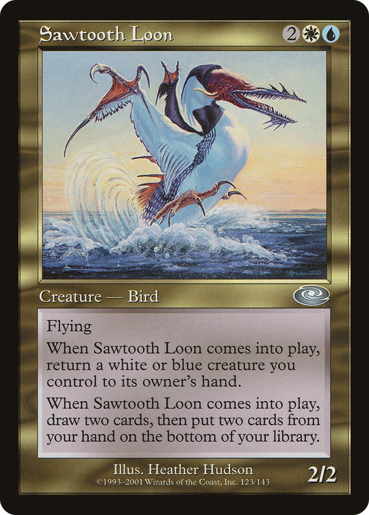 Sawtooth Loon (PLS-123) - Planeshift - Premium MTG Single from Wizards of the Coast - Just $0.08! Shop now at Game Crave Tournament Store