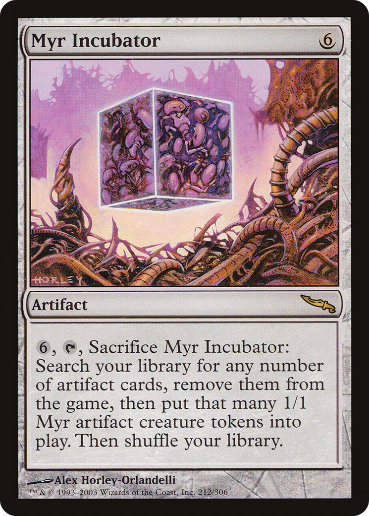 Myr Incubator (MRD-212) - Mirrodin Foil - Premium MTG Single from Wizards of the Coast - Just $2.48! Shop now at Game Crave Tournament Store