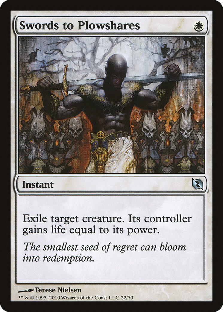 Swords to Plowshares (DDF-022) - Duel Decks: Elspeth vs. Tezzeret - Premium MTG Single from Wizards of the Coast - Just $0.34! Shop now at Game Crave Tournament Store