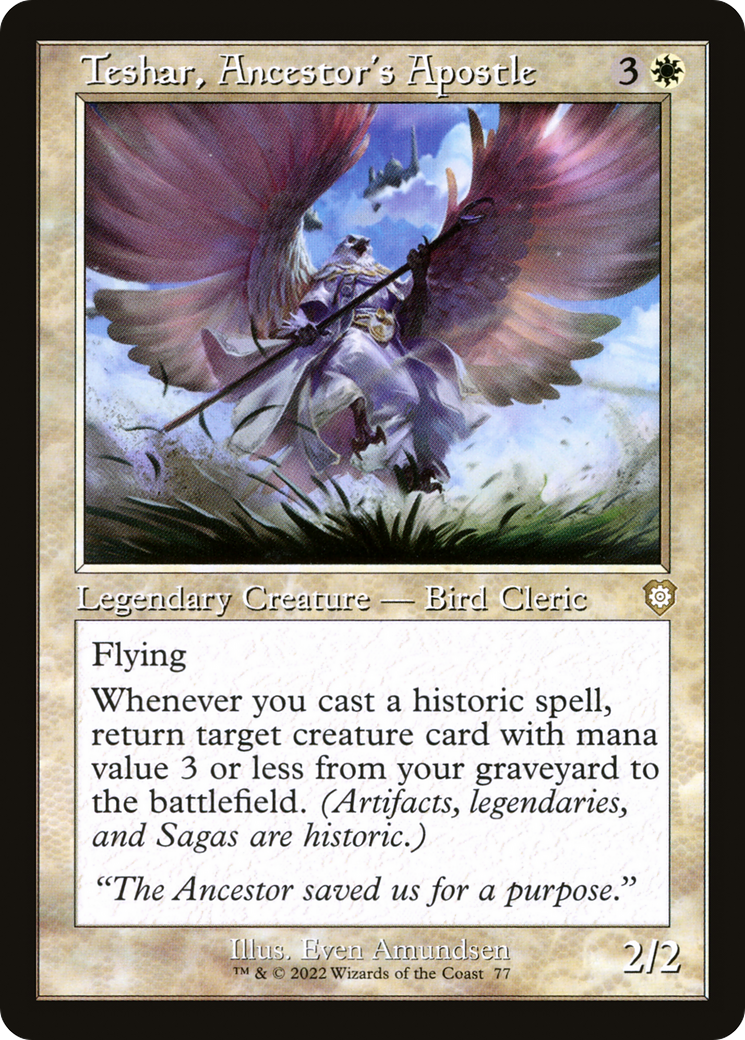 Teshar, Ancestor's Apostle (BRC-077) - The Brothers' War Commander - Premium MTG Single from Wizards of the Coast - Just $0.08! Shop now at Game Crave Tournament Store