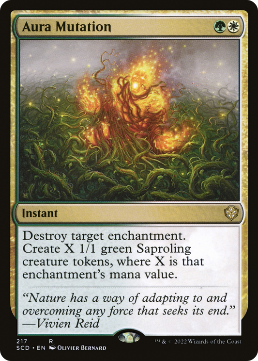 Aura Mutation (SCD-217) - Starter Commander Decks - Premium MTG Single from Wizards of the Coast - Just $0.48! Shop now at Game Crave Tournament Store