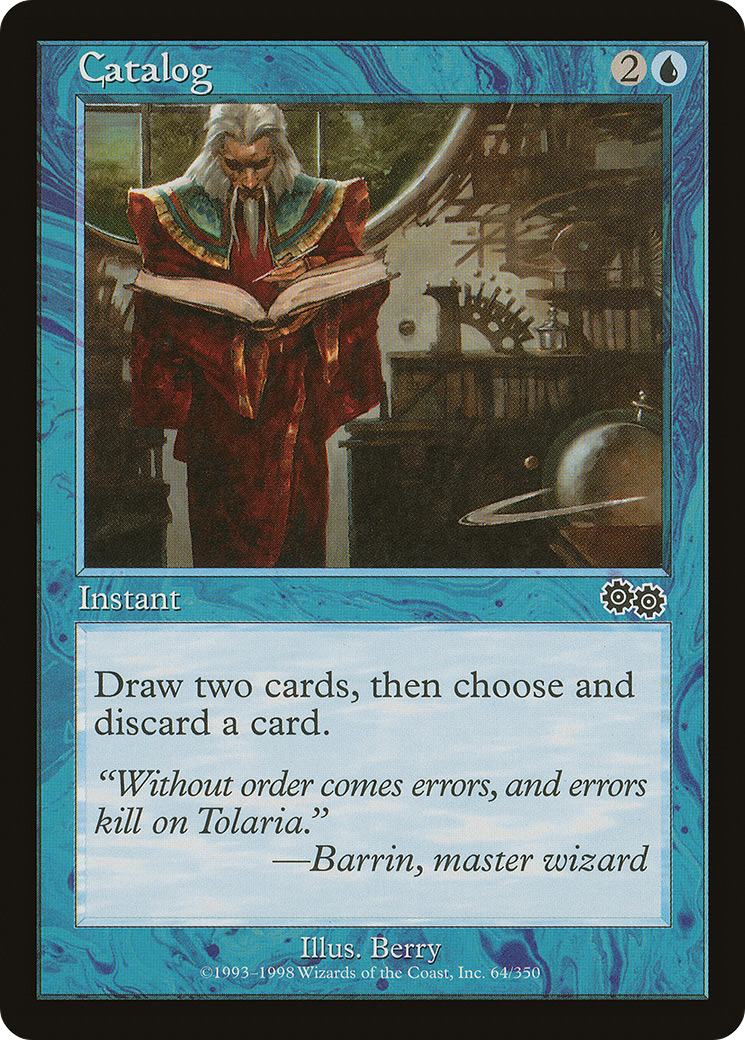 Catalog (USG-064) - Urza's Saga - Premium MTG Single from Wizards of the Coast - Just $0.08! Shop now at Game Crave Tournament Store