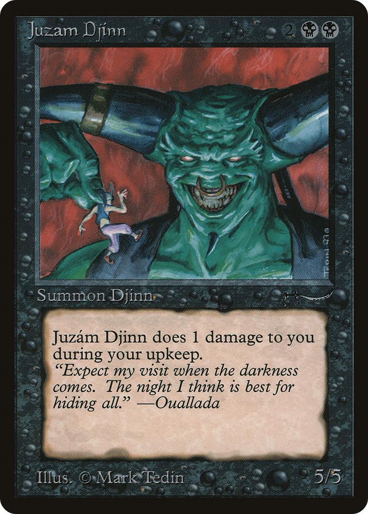 Juzám Djinn (ARN-029) - Arabian Nights - Premium MTG Single from Wizards of the Coast - Just $456! Shop now at Game Crave Tournament Store