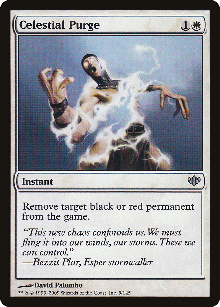Celestial Purge (CON-005) - Conflux Foil - Premium MTG Single from Wizards of the Coast - Just $1.19! Shop now at Game Crave Tournament Store