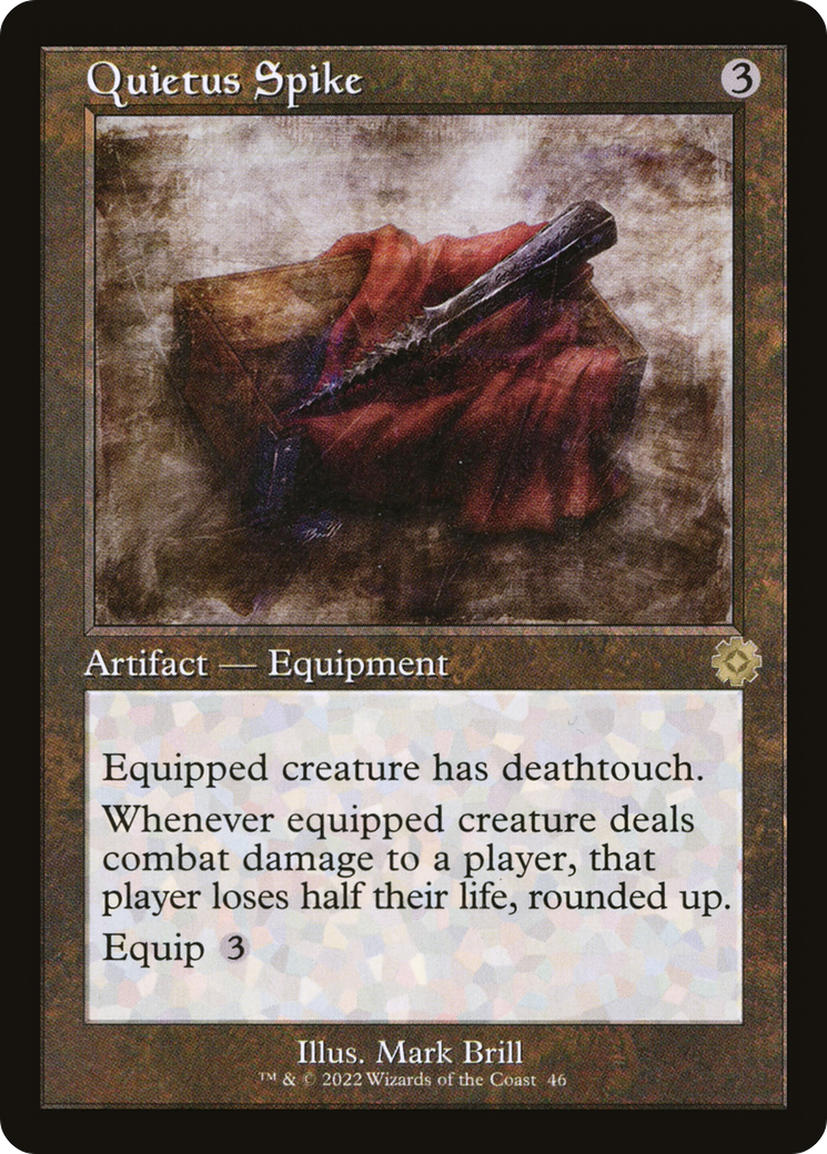 Quietus Spike (BRR-046) - The Brothers' War Retro Artifacts - Premium MTG Single from Wizards of the Coast - Just $0.12! Shop now at Game Crave Tournament Store