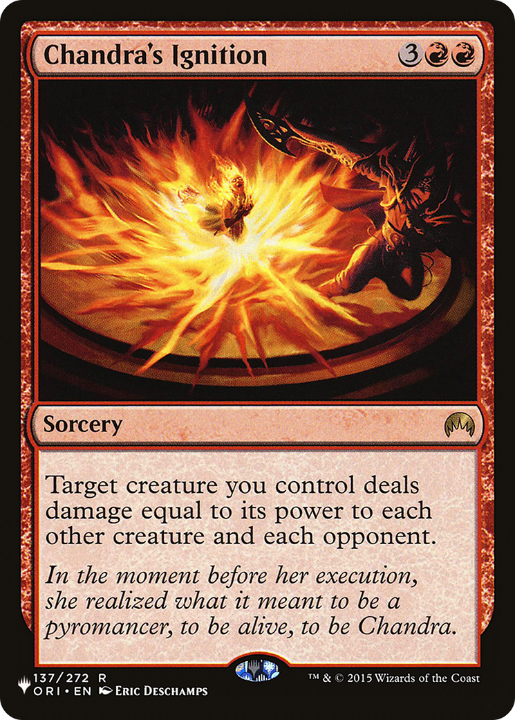 Chandra's Ignition (PHED-018) - Heads I Win, Tails You Lose - Premium MTG Single from Wizards of the Coast - Just $1.47! Shop now at Game Crave Tournament Store