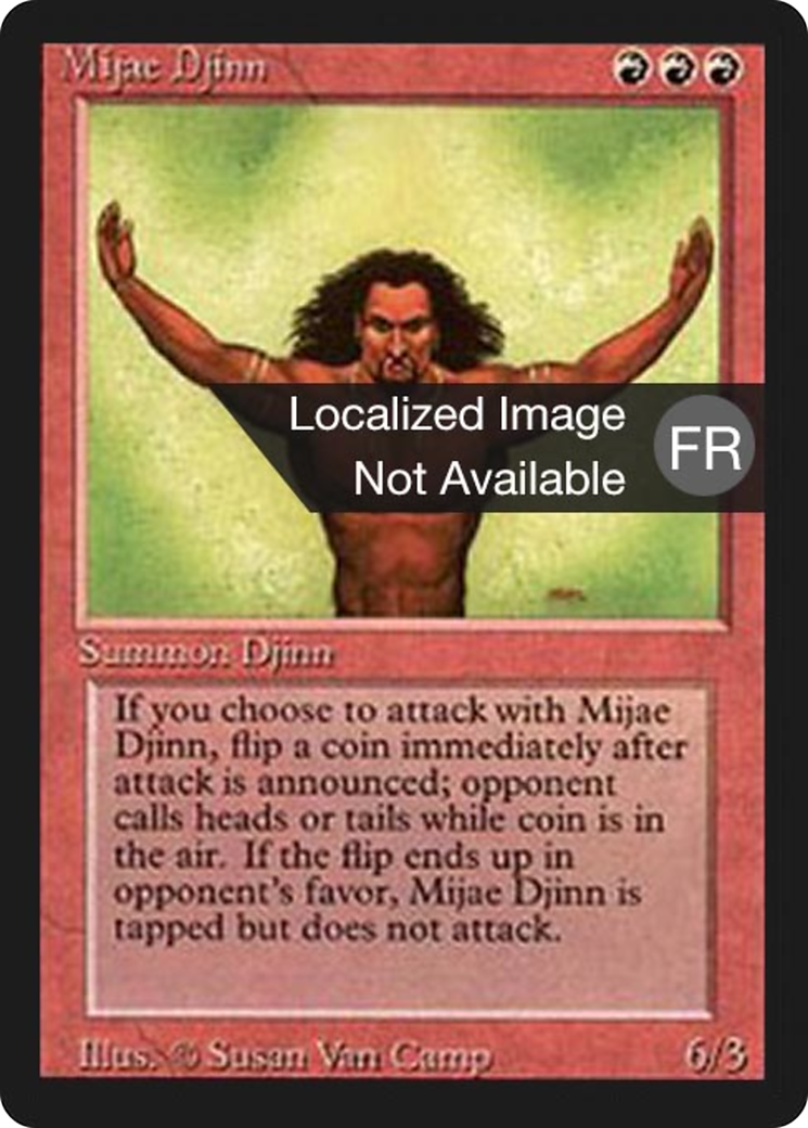 Mijae Djinn (FBB-166) - Foreign Black Border - Premium MTG Single from Wizards of the Coast - Just $0! Shop now at Game Crave Tournament Store