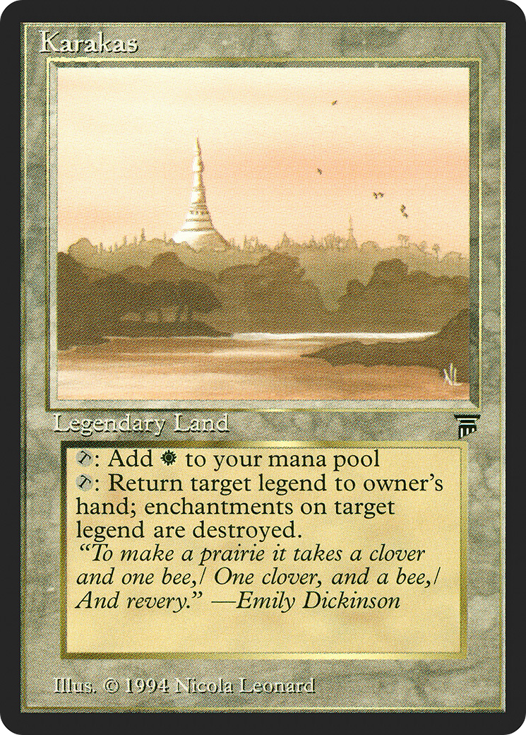 Karakas (LEG-303) - Legends - Premium MTG Single from Wizards of the Coast - Just $10.31! Shop now at Game Crave Tournament Store