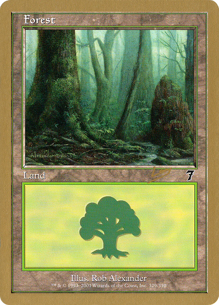 Forest (WC02-RL329) - World Championship Decks 2002 - Premium MTG Single from Wizards of the Coast - Just $0.72! Shop now at Game Crave Tournament Store