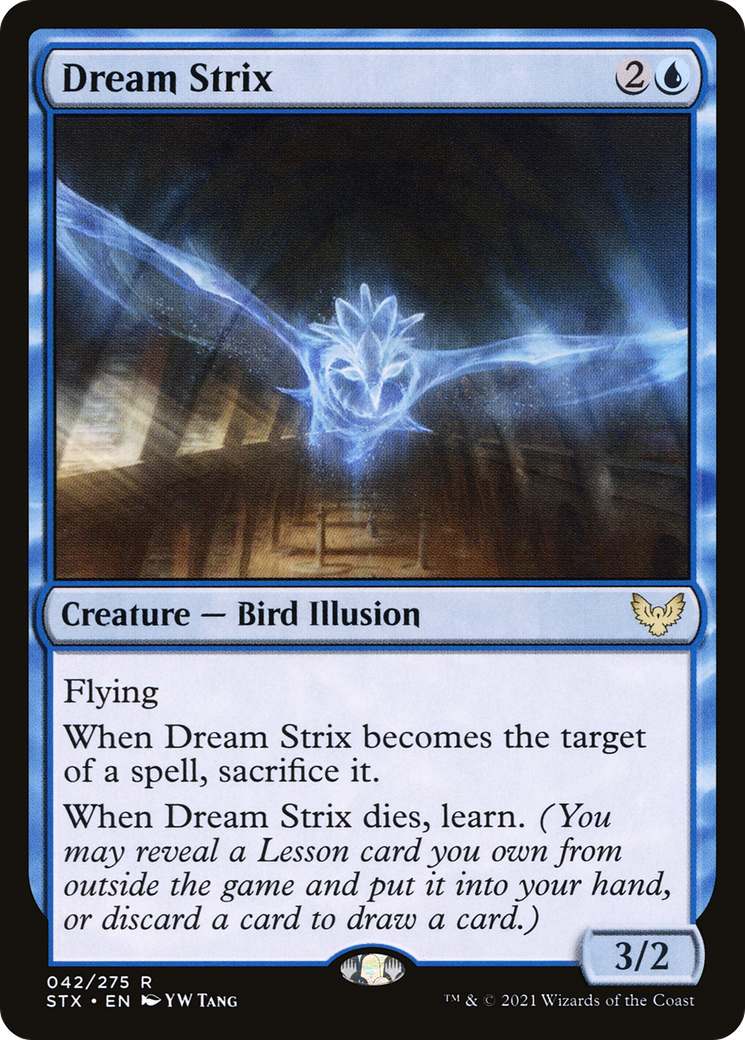 Dream Strix (STX-042) - Strixhaven: School of Mages Foil - Premium MTG Single from Wizards of the Coast - Just $0.08! Shop now at Game Crave Tournament Store