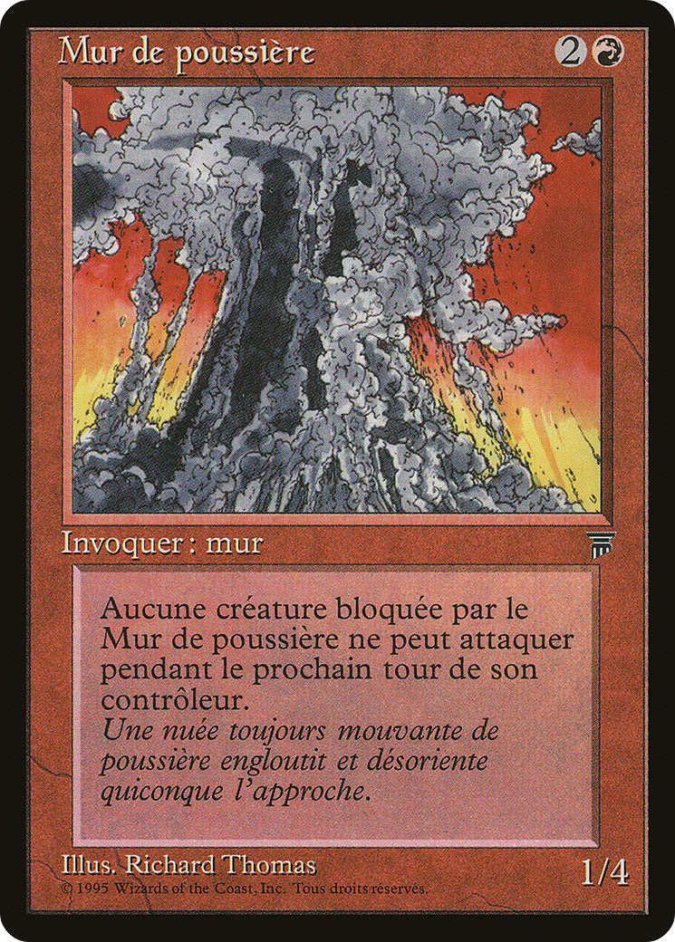 Wall of Dust (REN-097) - Renaissance - Premium MTG Single from Wizards of the Coast - Just $0! Shop now at Game Crave Tournament Store