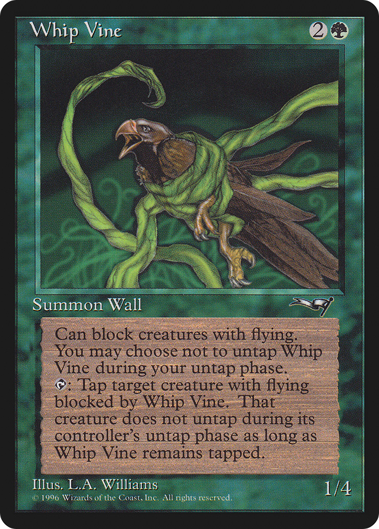 Whip Vine (ALL-103B) - Alliances - Premium MTG Single from Wizards of the Coast - Just $0.08! Shop now at Game Crave Tournament Store