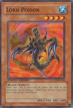 Lord Poison (GLD2-EN004) - Gold Series 2009 Limited - Premium Yugioh Single from Konami - Just $0.32! Shop now at Game Crave Tournament Store