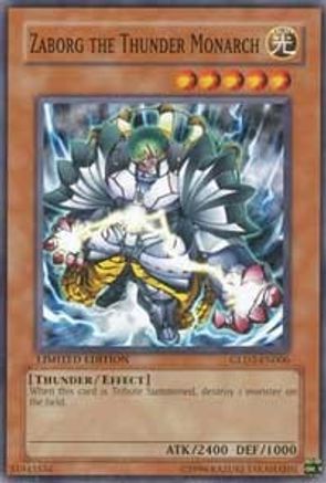 Zaborg the Thunder Monarch (GLD2-EN006) - Gold Series 2009 Limited - Premium Yugioh Single from Konami - Just $0.45! Shop now at Game Crave Tournament Store