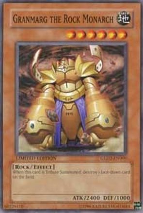 Granmarg the Rock Monarch (GLD2-EN009) - Gold Series 2009 Limited - Premium Yugioh Single from Konami - Just $0.30! Shop now at Game Crave Tournament Store